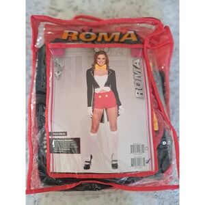 Roma Costume 4624 Mickey Mouse Mousy Maiden 5pc Set Black Red Rhinestone M/L New